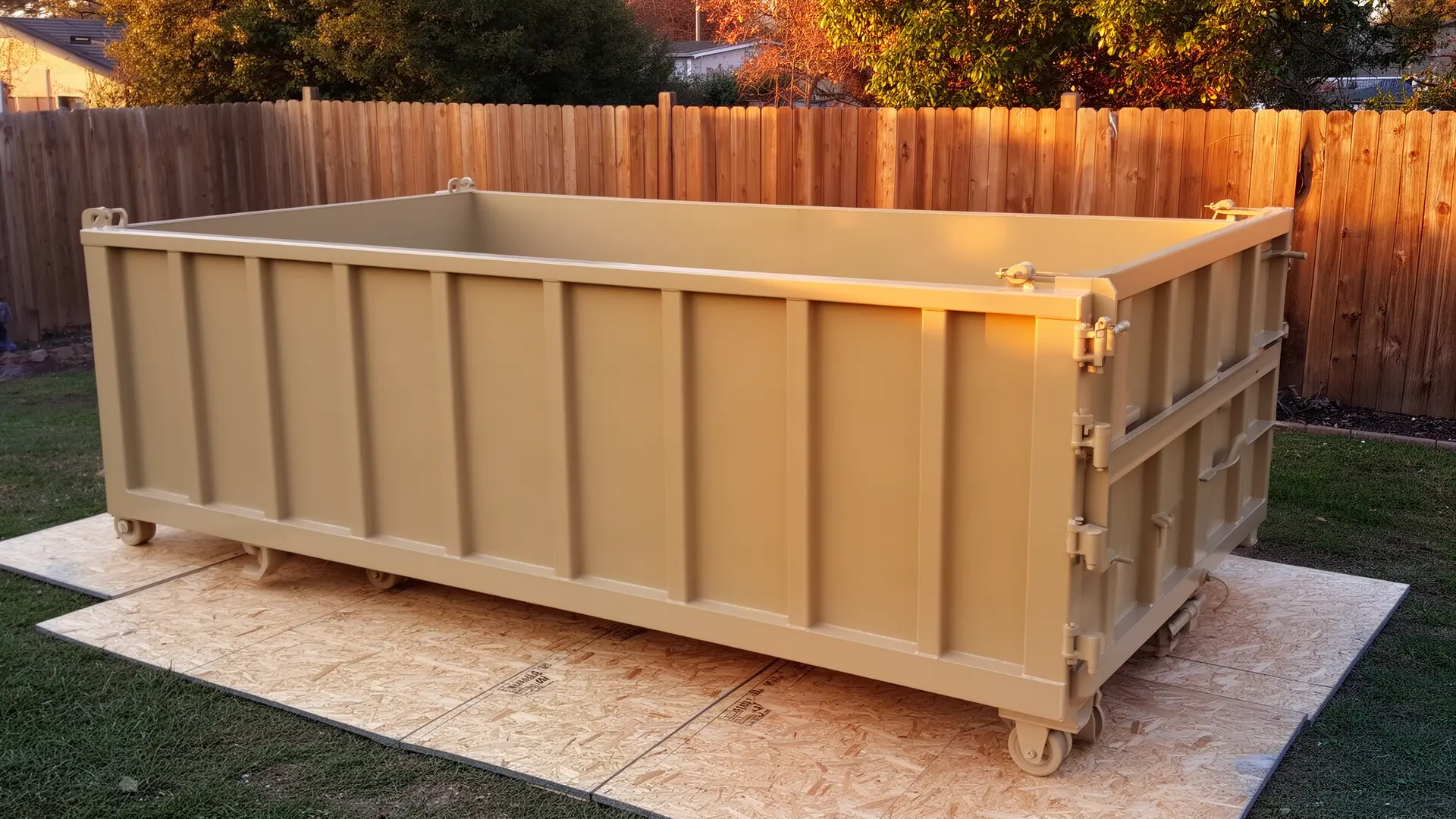 Roll-off dumpster from Hamilton & Humphreys Dumpster Hauling in Costa Mesa, CA